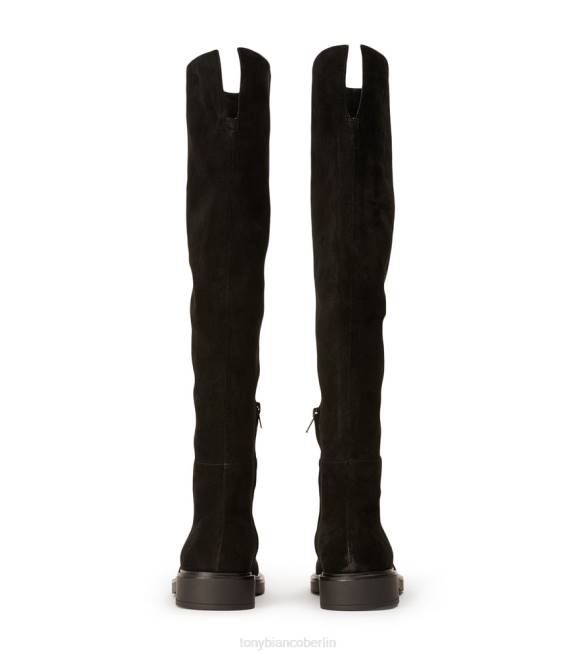 kniehohe Stiefel| de Tony Bianco Frauen Lange Stiefel von Chasey schwarzes Wildleder 4624418